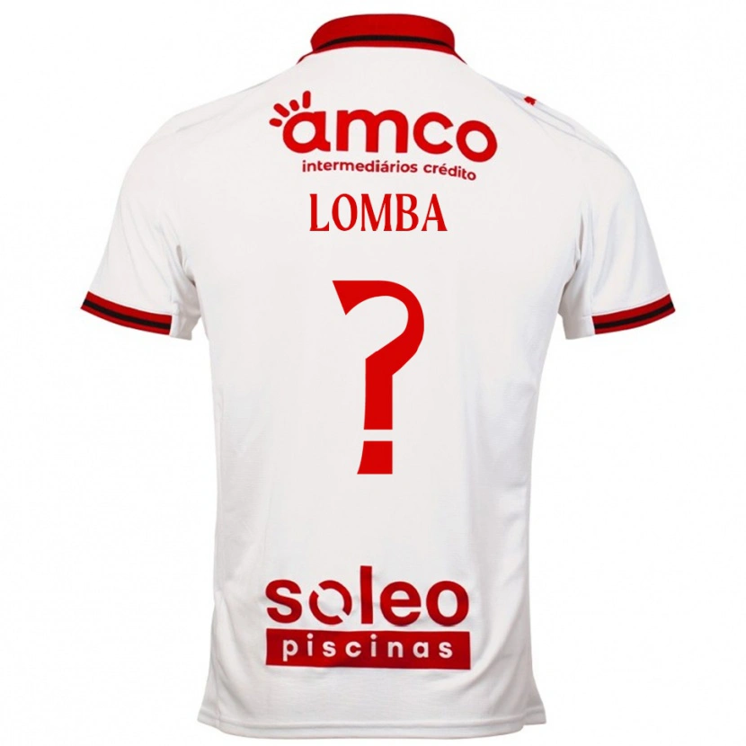 Danxen Kvinnor João Lomba #0 Vit Röd Bortatröja Matchtröjor 2025/26 Tröjor T-Tröja