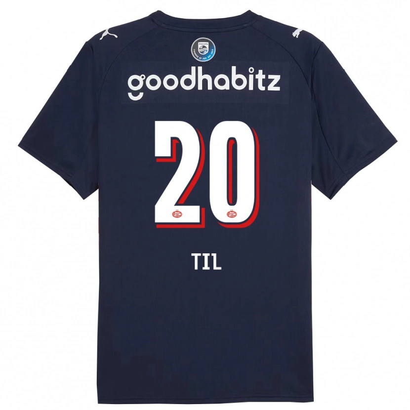 Danxen Kvinnor Guus Til #20 Marinblå Vit Bortatröja Matchtröjor 2025/26 Tröjor T-Tröja