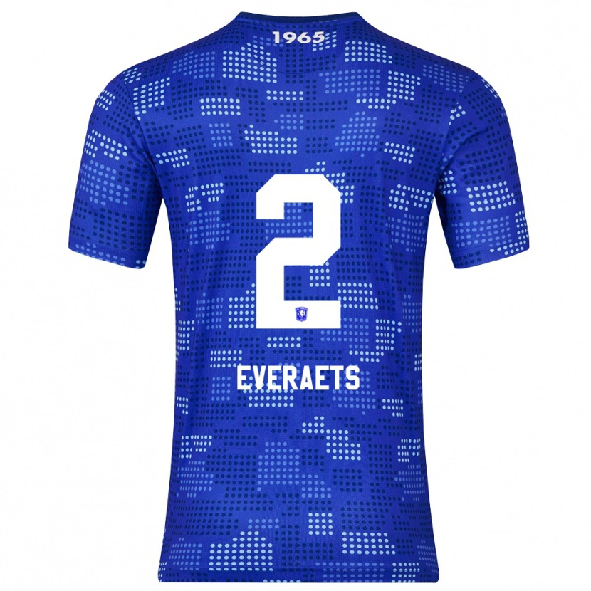 Danxen Kvinnor Kim Everaets #2 Blå Himmelsblå Bortatröja Matchtröjor 2025/26 Tröjor T-Tröja