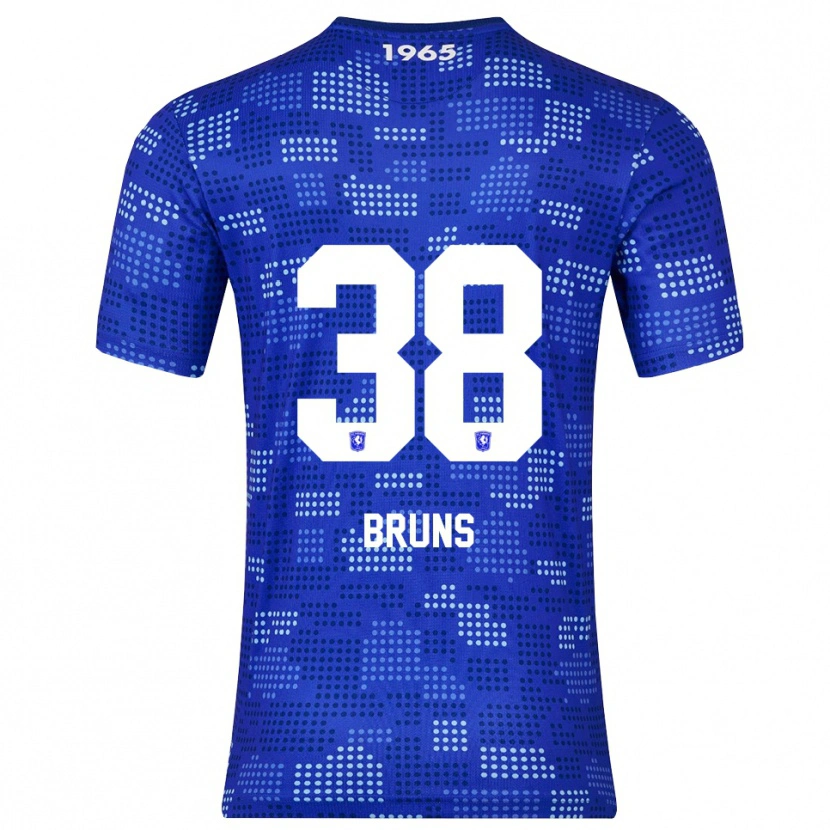 Danxen Kvinnor Max Bruns #38 Blå Himmelsblå Bortatröja Matchtröjor 2025/26 Tröjor T-Tröja
