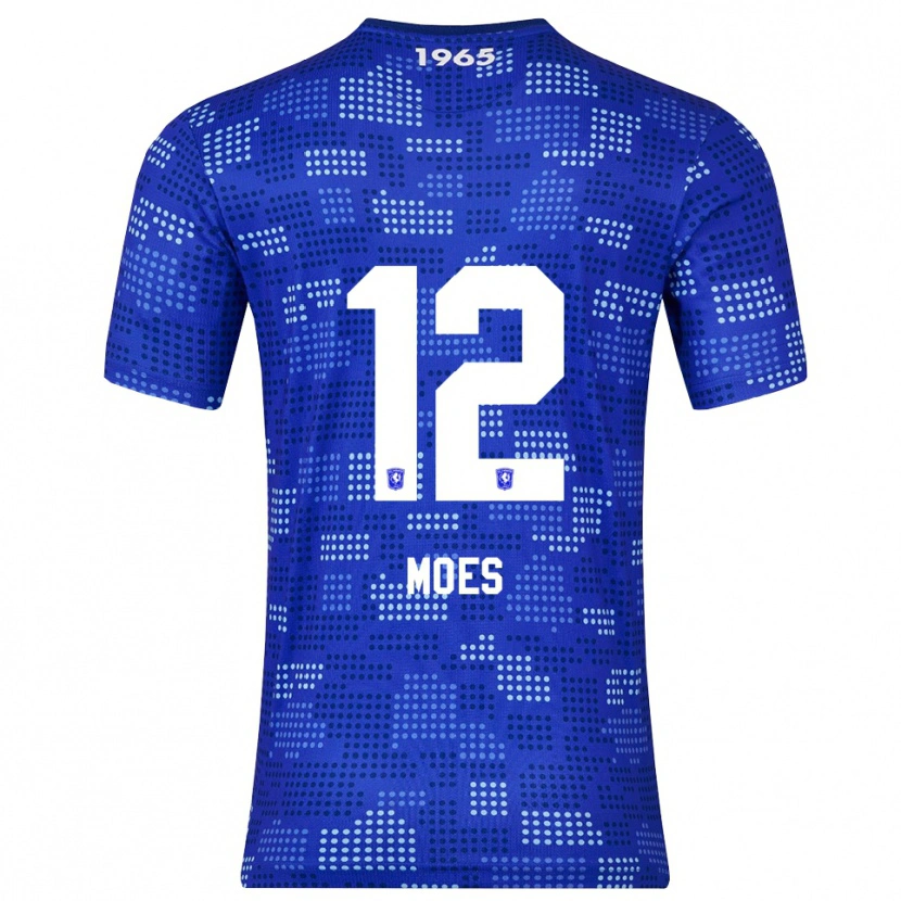 Danxen Kvinnor Lucas Moes #12 Blå Himmelsblå Bortatröja Matchtröjor 2025/26 Tröjor T-Tröja
