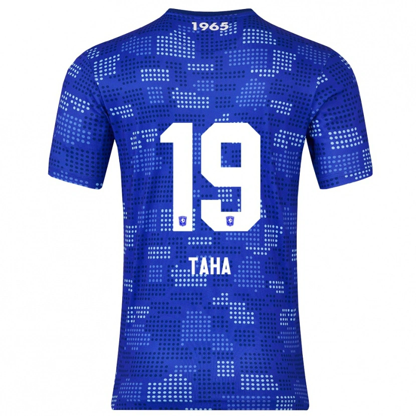 Danxen Kvinnor Younes Taha #19 Blå Himmelsblå Bortatröja Matchtröjor 2025/26 Tröjor T-Tröja