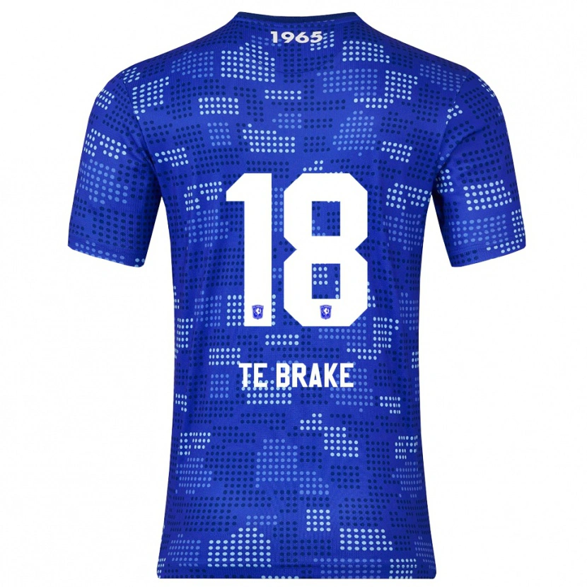 Danxen Kvinnor Sophie Te Brake #18 Blå Himmelsblå Bortatröja Matchtröjor 2025/26 Tröjor T-Tröja
