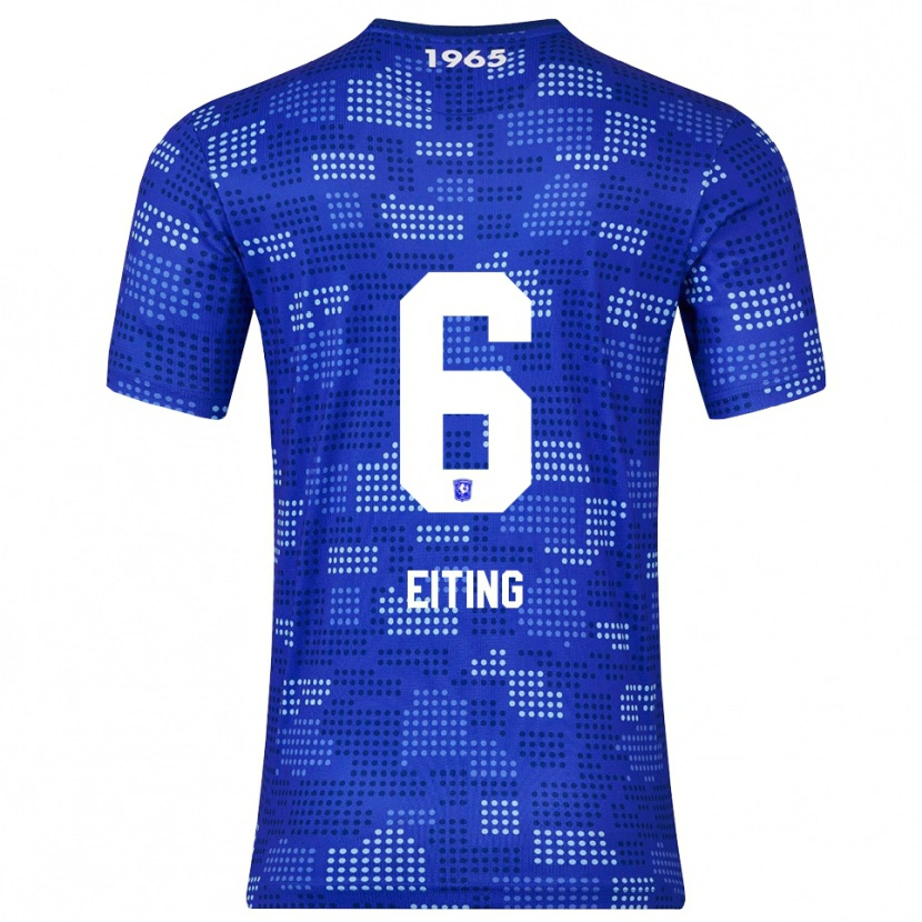 Danxen Kvinnor Carel Eiting #6 Blå Himmelsblå Bortatröja Matchtröjor 2025/26 Tröjor T-Tröja