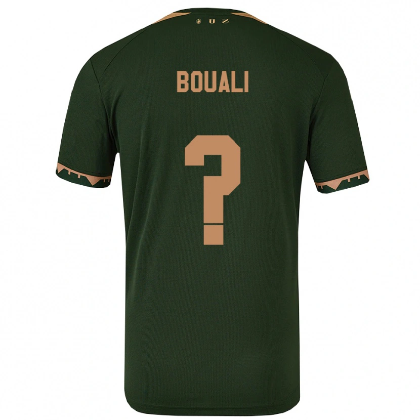 Danxen Kvinnor Zakaria Bouali #0 Grön Guld Bortatröja Matchtröjor 2025/26 Tröjor T-Tröja