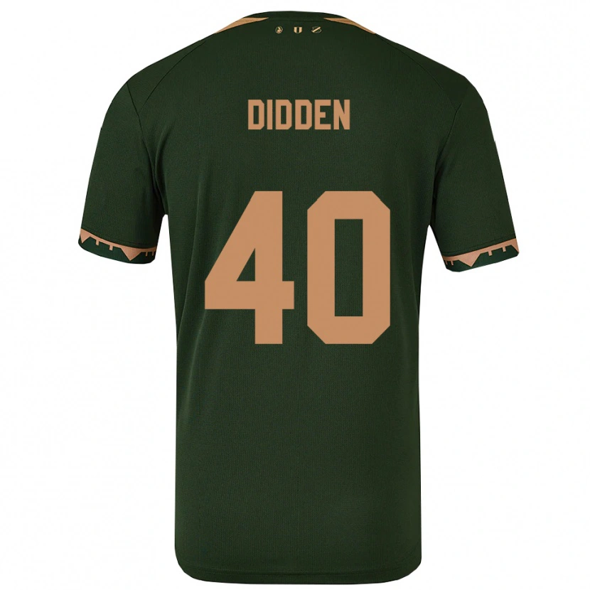 Danxen Kvinnor Matisse Didden #40 Grön Guld Bortatröja Matchtröjor 2025/26 Tröjor T-Tröja