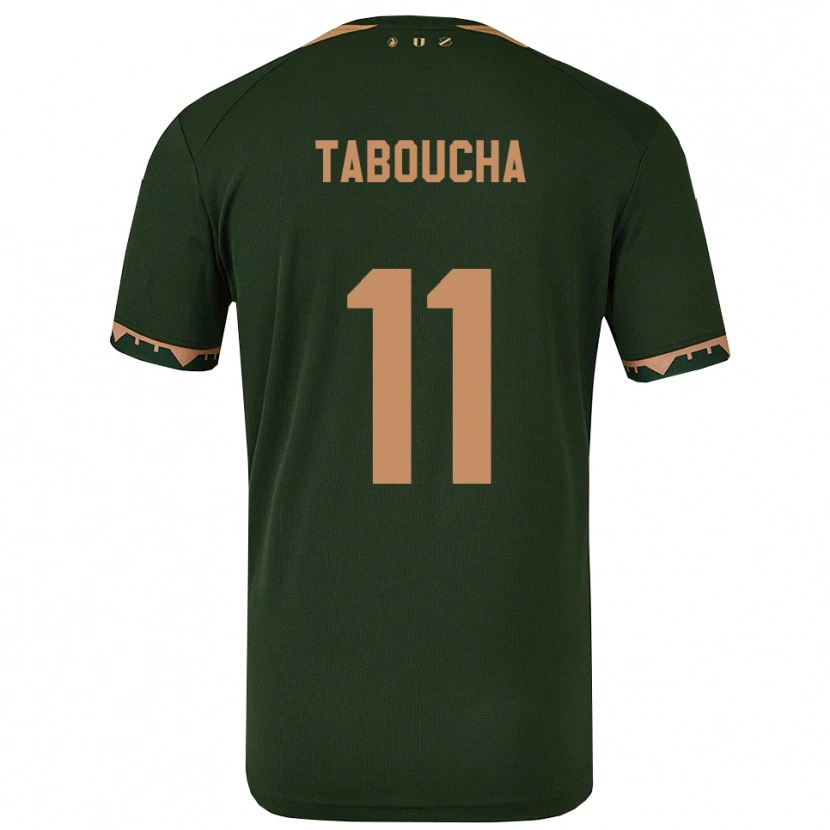 Danxen Kvinnor Salah Taboucha #11 Grön Guld Bortatröja Matchtröjor 2025/26 Tröjor T-Tröja