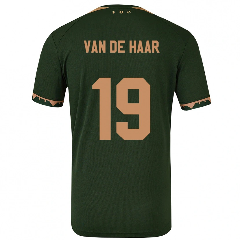 Danxen Kvinnor Jesse Van De Haar #19 Grön Guld Bortatröja Matchtröjor 2025/26 Tröjor T-Tröja
