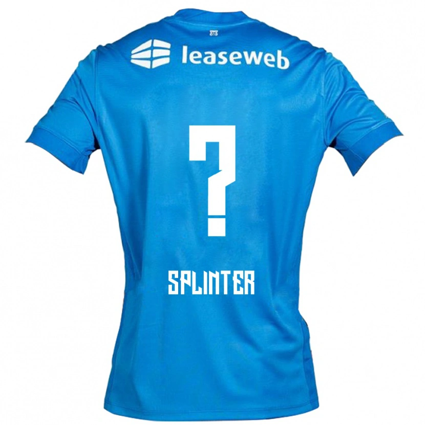Danxen Kvinnor Ilias Splinter #0 Blå Vit Bortatröja Matchtröjor 2025/26 Tröjor T-Tröja
