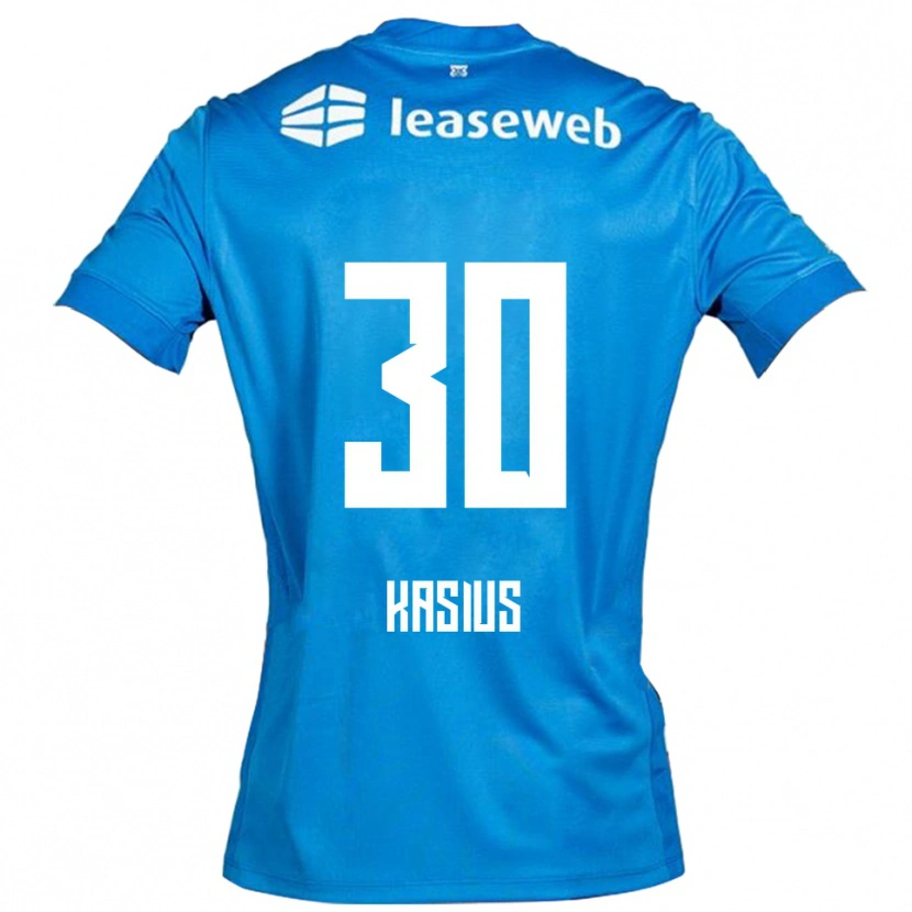 Danxen Kvinnor Denso Kasius #30 Blå Vit Bortatröja Matchtröjor 2025/26 Tröjor T-Tröja