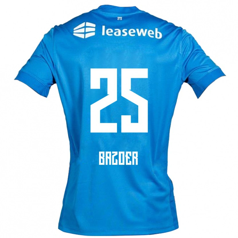 Danxen Kvinnor Riechedly Bazoer #25 Blå Vit Bortatröja Matchtröjor 2025/26 Tröjor T-Tröja