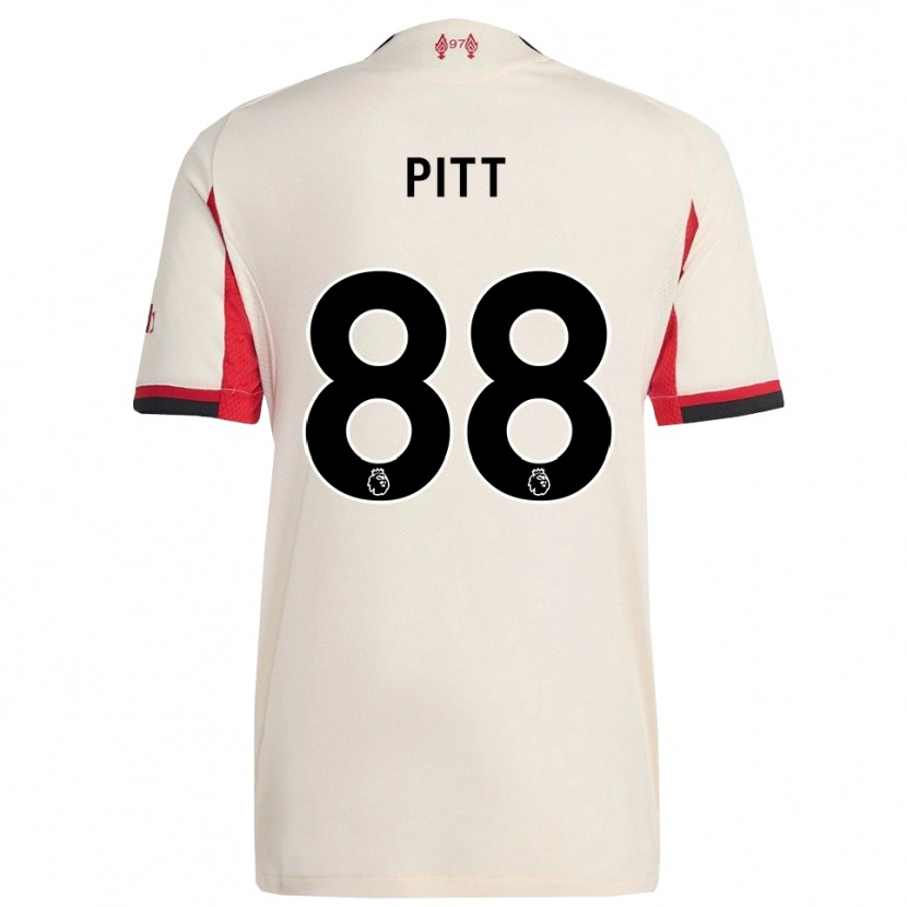 Danxen Kvinnor Lucas Pitt #88 Vit Svart Bortatröja Matchtröjor 2025/26 Tröjor T-Tröja