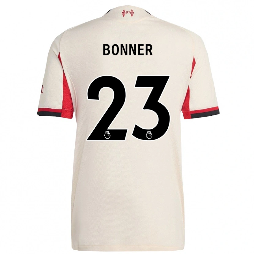 Danxen Kvinnor Gemma Bonner #23 Vit Svart Bortatröja Matchtröjor 2025/26 Tröjor T-Tröja