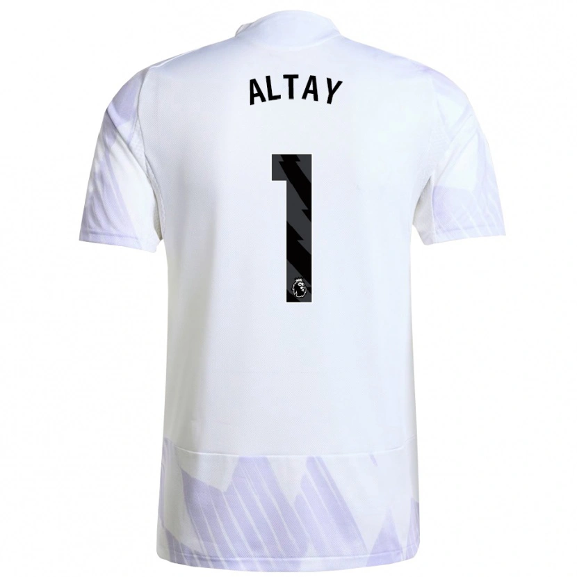Danxen Kvinnor Altay Bayındır #1 Vit Lila Lila Bortatröja Matchtröjor 2025/26 Tröjor T-Tröja