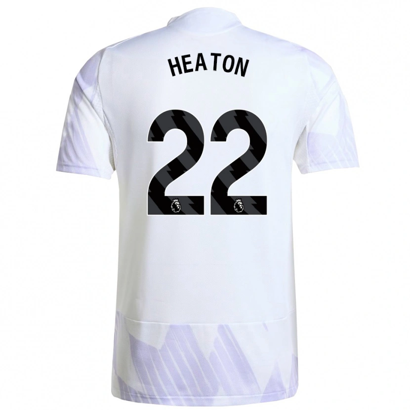 Danxen Kvinnor Tom Heaton #22 Vit Lila Lila Bortatröja Matchtröjor 2025/26 Tröjor T-Tröja