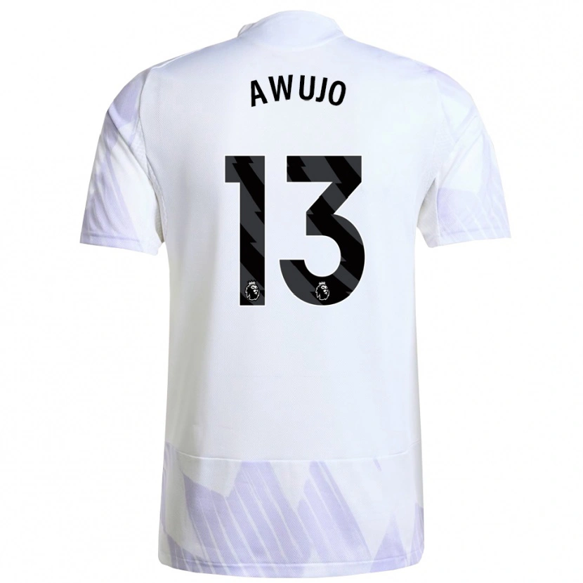 Danxen Kvinnor Simi Awujo #13 Vit Lila Lila Bortatröja Matchtröjor 2025/26 Tröjor T-Tröja