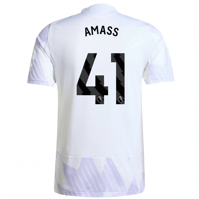 Danxen Kvinnor Harry Amass #41 Vit Lila Lila Bortatröja Matchtröjor 2025/26 Tröjor T-Tröja