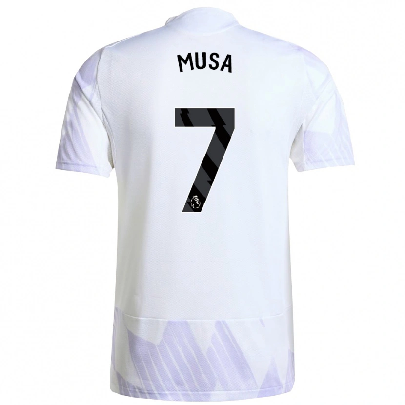 Danxen Kvinnor Victor Musa #7 Vit Lila Lila Bortatröja Matchtröjor 2025/26 Tröjor T-Tröja