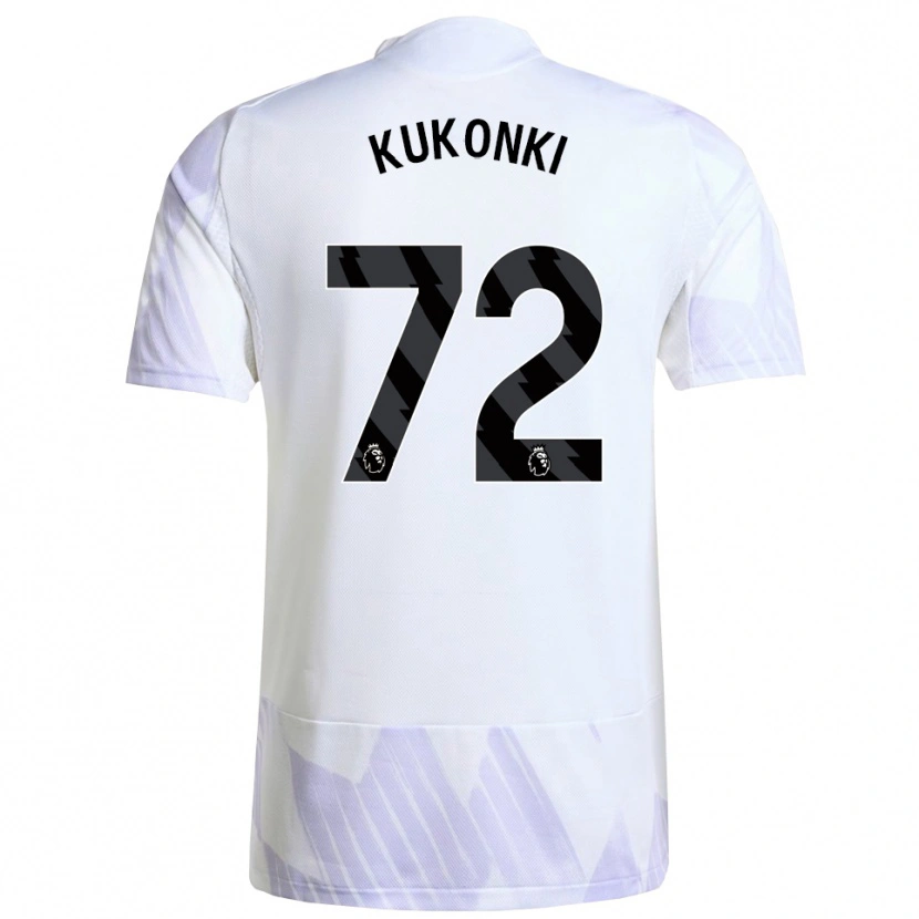 Danxen Kvinnor Godwill Kukonki #72 Vit Lila Lila Bortatröja Matchtröjor 2025/26 Tröjor T-Tröja