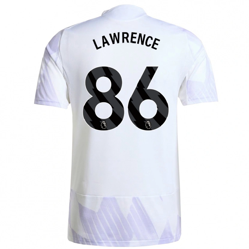 Danxen Kvinnor Marcus Lawrence #86 Vit Lila Lila Bortatröja Matchtröjor 2025/26 Tröjor T-Tröja