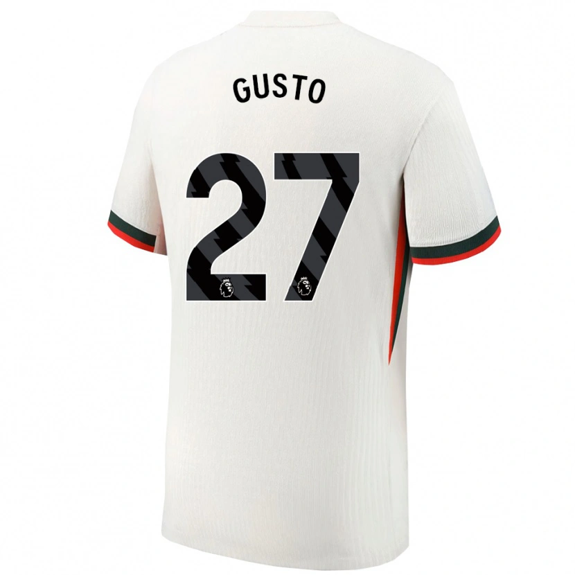 Danxen Kvinnor Malo Gusto #27 Vit Grön Bortatröja Matchtröjor 2025/26 Tröjor T-Tröja