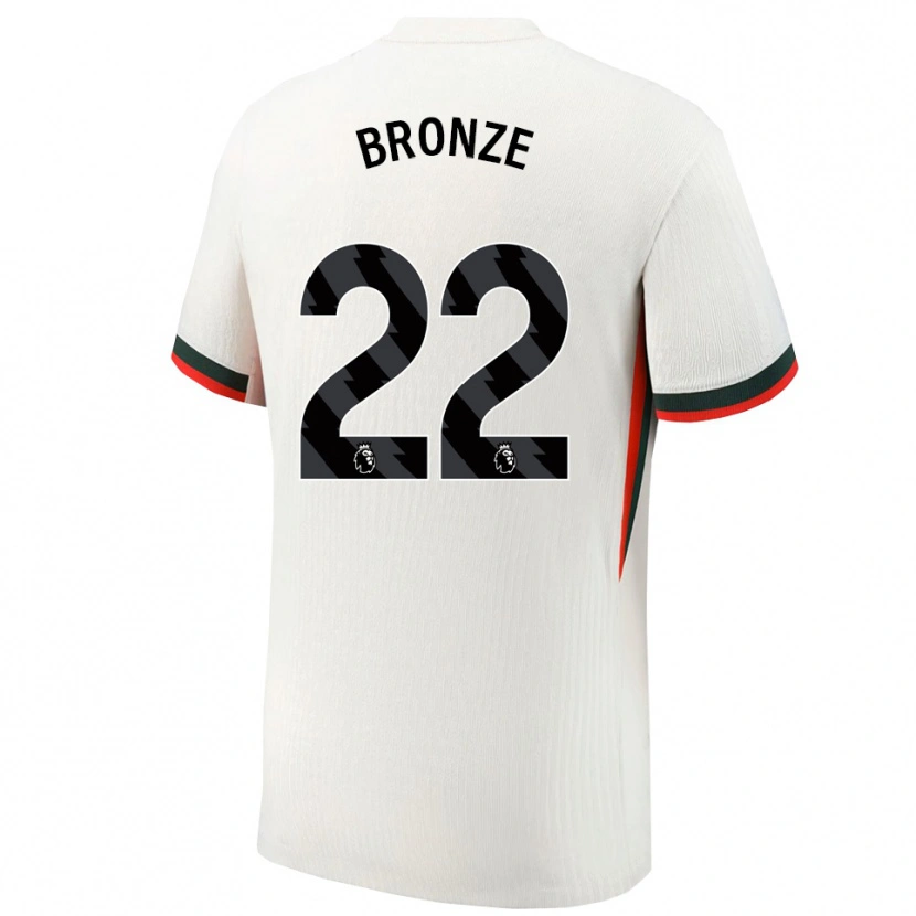 Danxen Kvinnor Lucy Bronze #22 Vit Grön Bortatröja Matchtröjor 2025/26 Tröjor T-Tröja