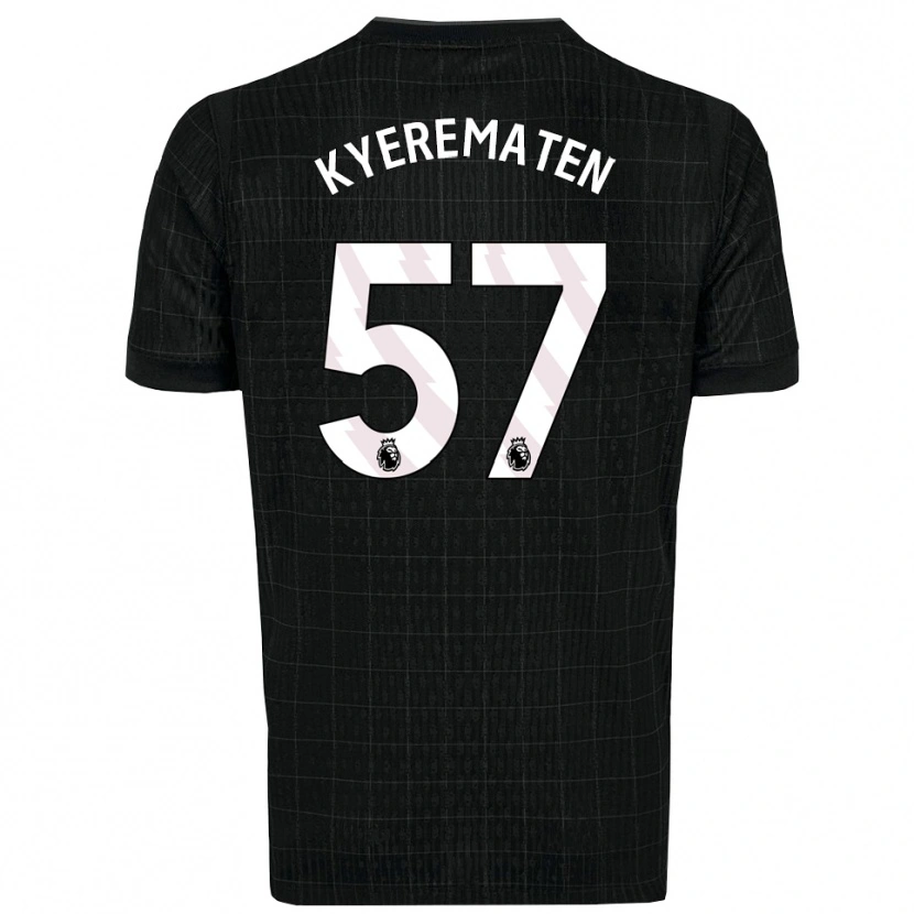 Danxen Kvinnor Rio Kyerematen #57 Svart Grå Bortatröja Matchtröjor 2025/26 Tröjor T-Tröja