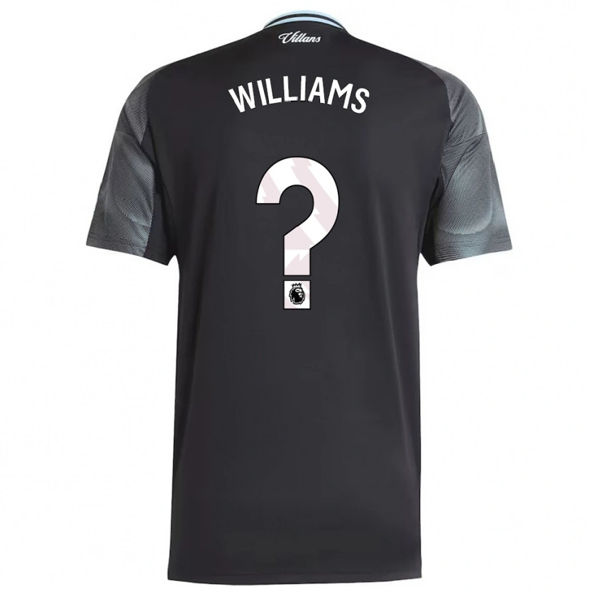 Danxen Kvinnor Fabian Williams #0 Svart Himmelsblå Bortatröja Matchtröjor 2025/26 Tröjor T-Tröja