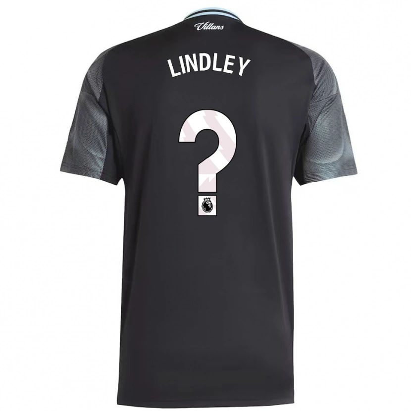 Danxen Kvinnor Hayden Lindley #0 Svart Himmelsblå Bortatröja Matchtröjor 2025/26 Tröjor T-Tröja