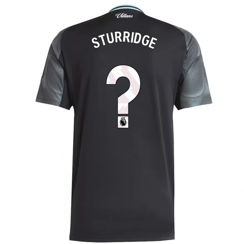 Danxen Kvinnor Dj Campton Sturridge #0 Svart Himmelsblå Bortatröja Matchtröjor 2025/26 Tröjor T-Tröja