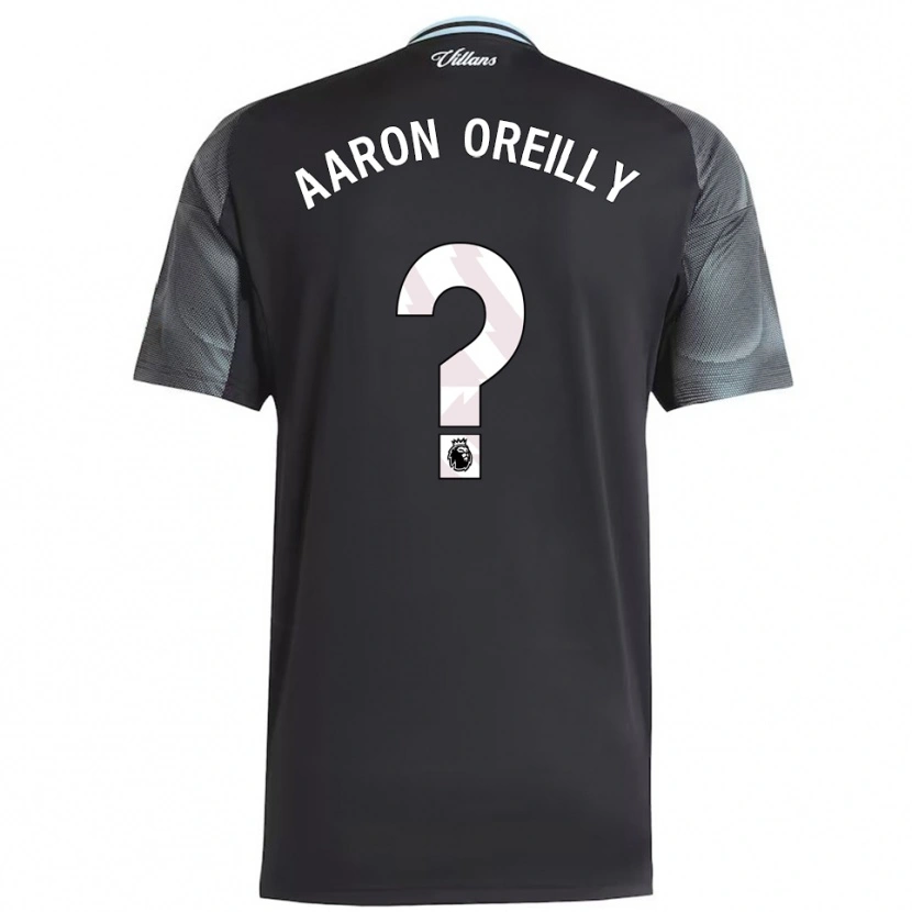 Danxen Kvinnor Aaron Oreilly #0 Svart Himmelsblå Bortatröja Matchtröjor 2025/26 Tröjor T-Tröja