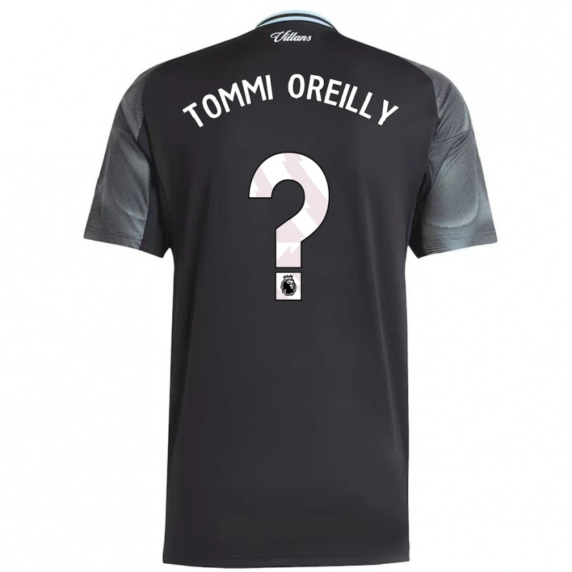 Danxen Kvinnor Tommi Oreilly #0 Svart Himmelsblå Bortatröja Matchtröjor 2025/26 Tröjor T-Tröja