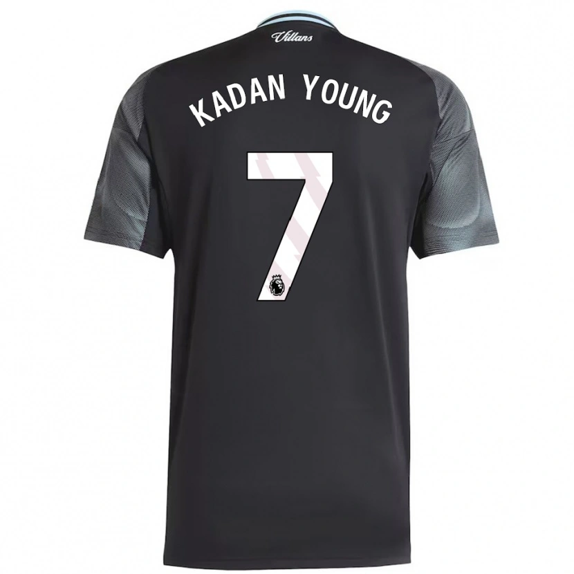 Danxen Kvinnor Kadan Young #7 Svart Himmelsblå Bortatröja Matchtröjor 2025/26 Tröjor T-Tröja