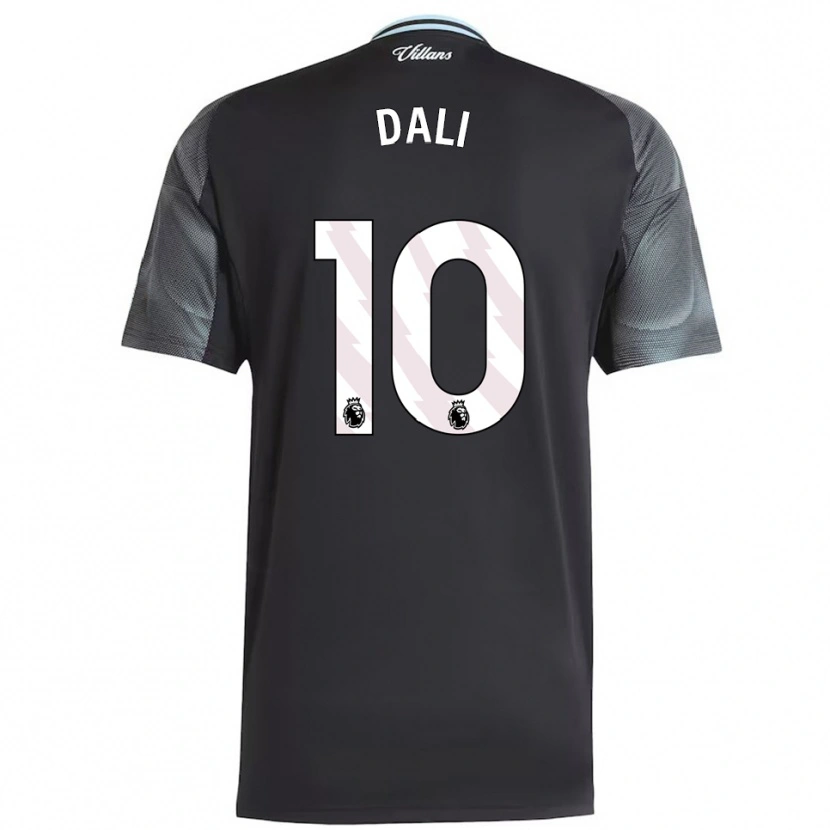 Danxen Kvinnor Kenza Dali #10 Svart Himmelsblå Bortatröja Matchtröjor 2025/26 Tröjor T-Tröja