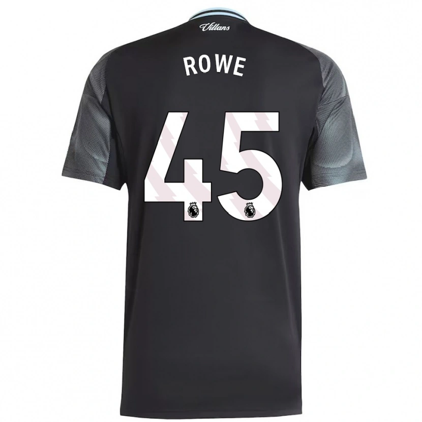 Danxen Kvinnor Triston Rowe #45 Svart Himmelsblå Bortatröja Matchtröjor 2025/26 Tröjor T-Tröja