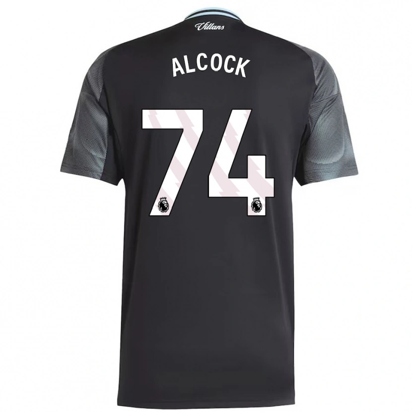 Danxen Kvinnor Todd Alcock #74 Svart Himmelsblå Bortatröja Matchtröjor 2025/26 Tröjor T-Tröja