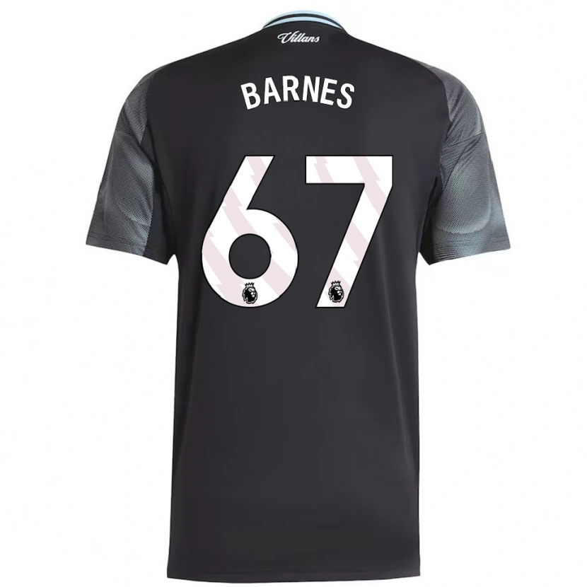 Danxen Kvinnor Mikell Barnes #67 Svart Himmelsblå Bortatröja Matchtröjor 2025/26 Tröjor T-Tröja
