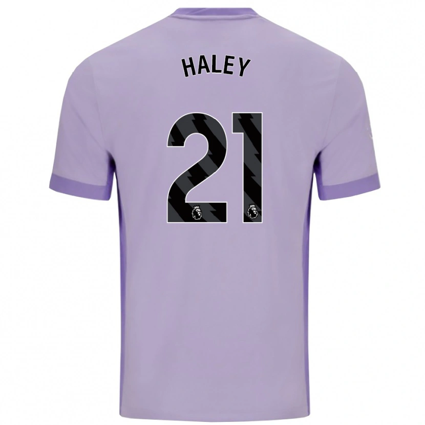 Danxen Kvinnor Madison Haley #21 Taro Lila Vit Bortatröja Matchtröjor 2025/26 Tröjor T-Tröja