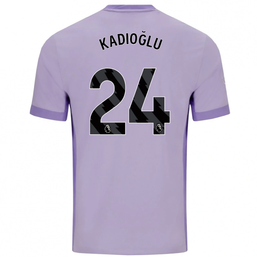 Danxen Kvinnor Ferdi Kadıoğlu #24 Taro Lila Vit Bortatröja Matchtröjor 2025/26 Tröjor T-Tröja