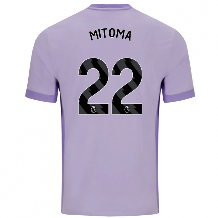 Danxen Kvinnor Kaoru Mitoma #22 Taro Lila Vit Bortatröja Matchtröjor 2025/26 Tröjor T-Tröja