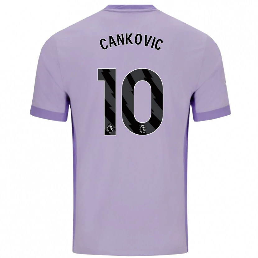 Danxen Kvinnor Jelena Čanković #10 Taro Lila Vit Bortatröja Matchtröjor 2025/26 Tröjor T-Tröja
