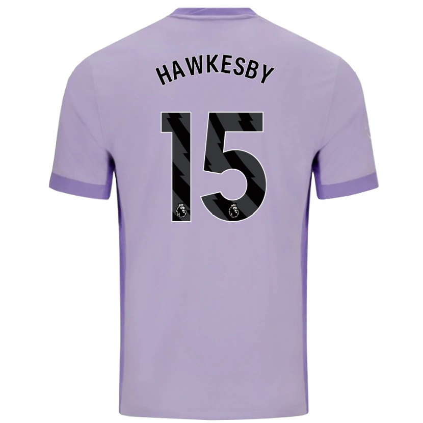 Danxen Kvinnor Mackenzie Hawkesby #15 Taro Lila Vit Bortatröja Matchtröjor 2025/26 Tröjor T-Tröja