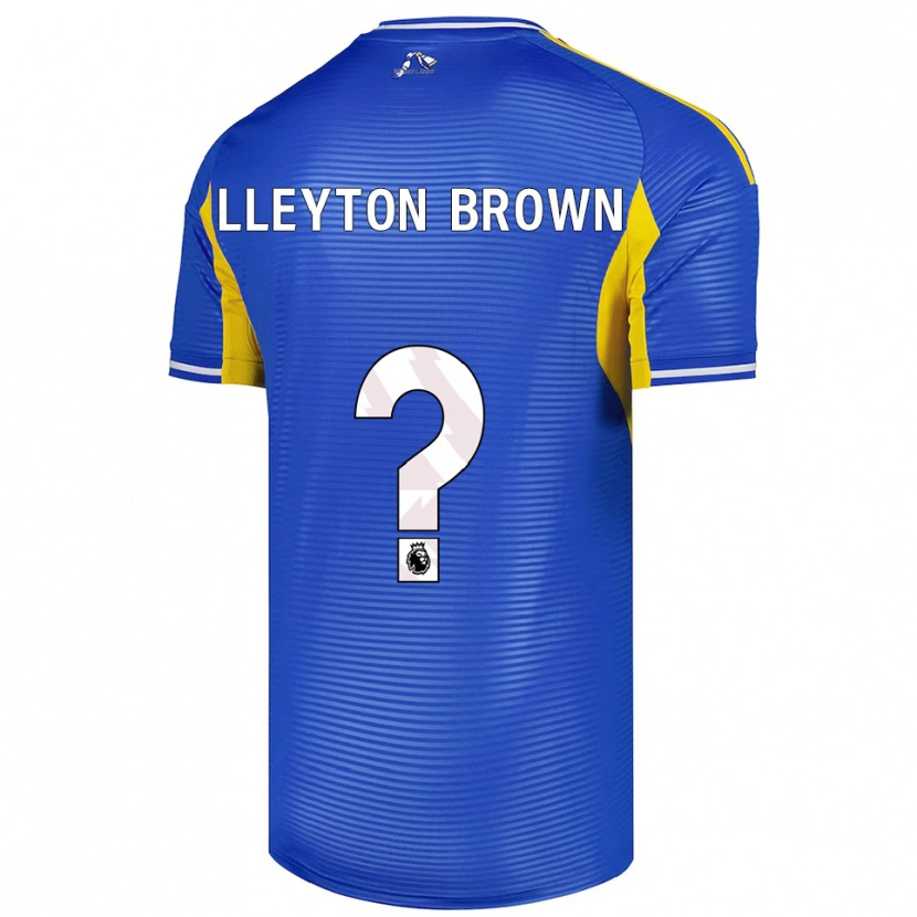 Danxen Kvinnor Lleyton Brown #0 Blå Gul Bortatröja Matchtröjor 2025/26 Tröjor T-Tröja