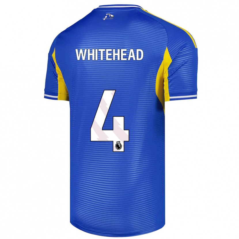 Danxen Kvinnor Loui Whitehead #4 Blå Gul Bortatröja Matchtröjor 2025/26 Tröjor T-Tröja