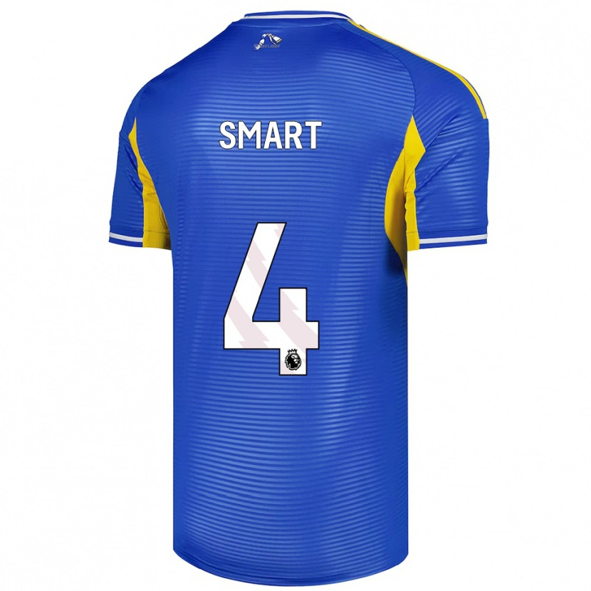 Danxen Kvinnor Olivia Smart #4 Blå Gul Bortatröja Matchtröjor 2025/26 Tröjor T-Tröja