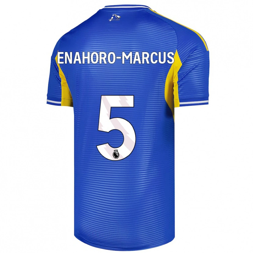 Danxen Kvinnor Louis Enahoro-Marcus #5 Blå Gul Bortatröja Matchtröjor 2025/26 Tröjor T-Tröja