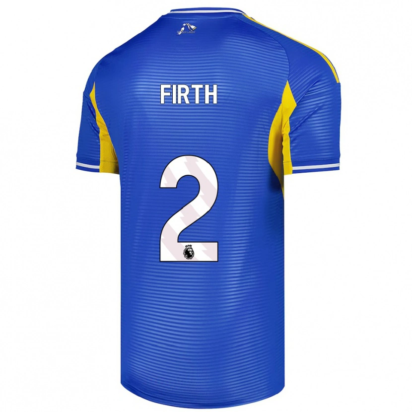 Danxen Kvinnor Will Firth #2 Blå Gul Bortatröja Matchtröjor 2025/26 Tröjor T-Tröja