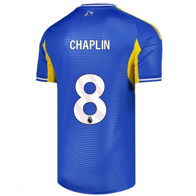 Danxen Kvinnor Rhys Chadwick #8 Blå Gul Bortatröja Matchtröjor 2025/26 Tröjor T-Tröja