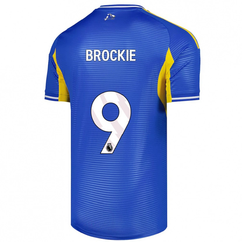 Danxen Kvinnor Devon Brockie #9 Blå Gul Bortatröja Matchtröjor 2025/26 Tröjor T-Tröja