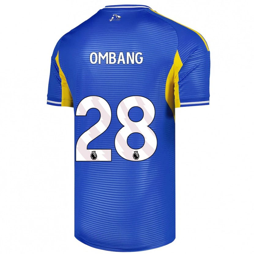 Danxen Kvinnor Darryl Ombang #28 Blå Gul Bortatröja Matchtröjor 2025/26 Tröjor T-Tröja
